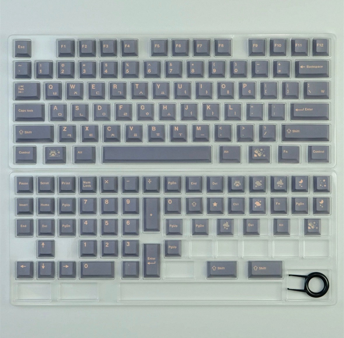 Owl Hangul Keycaps