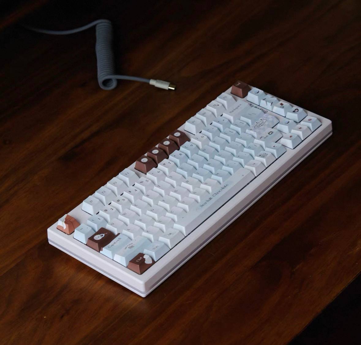 Sea Salt Chocolate Keycap Set