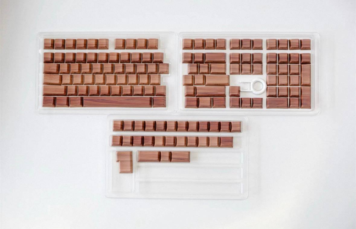 Walnut Keycap Set