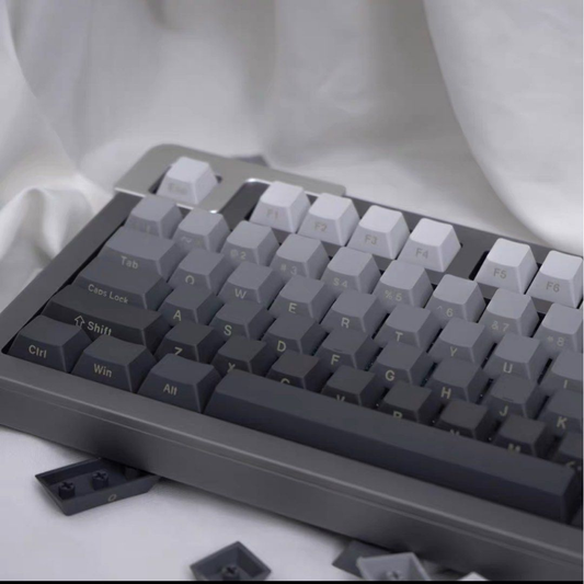 Grey Gradient Keycap Set