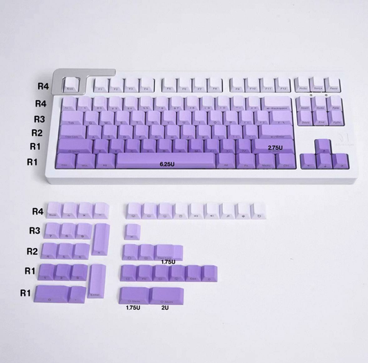 Purple Gradient Keycap Set