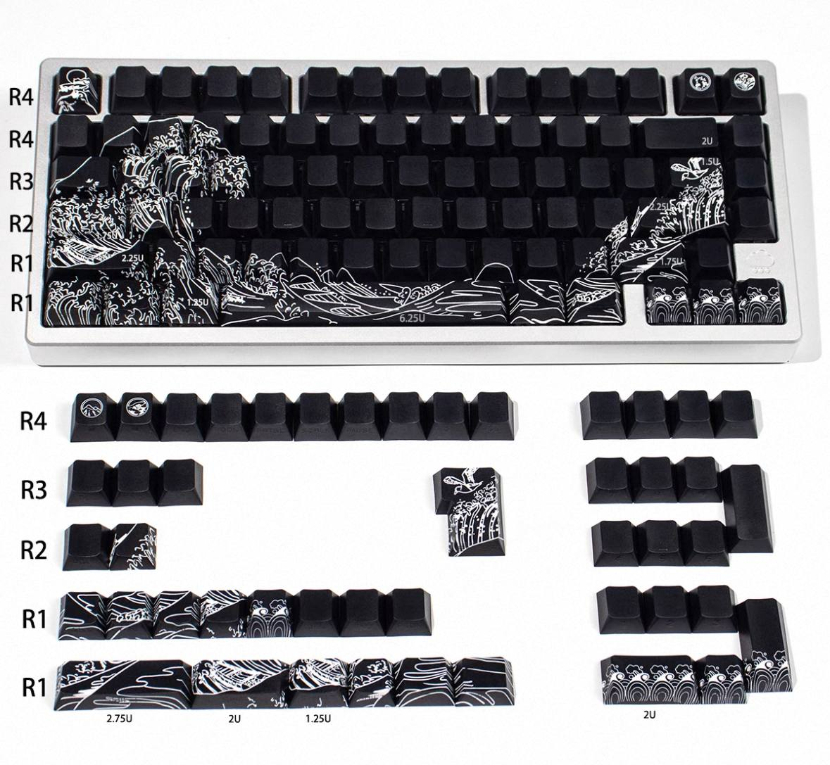 Wave Keycap Set