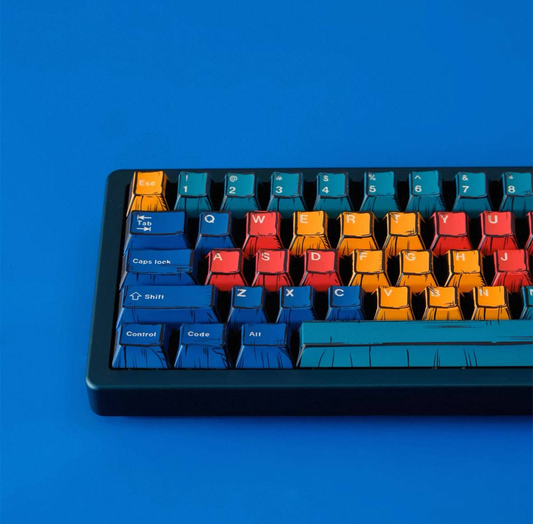 Crayon Style Keycap Set