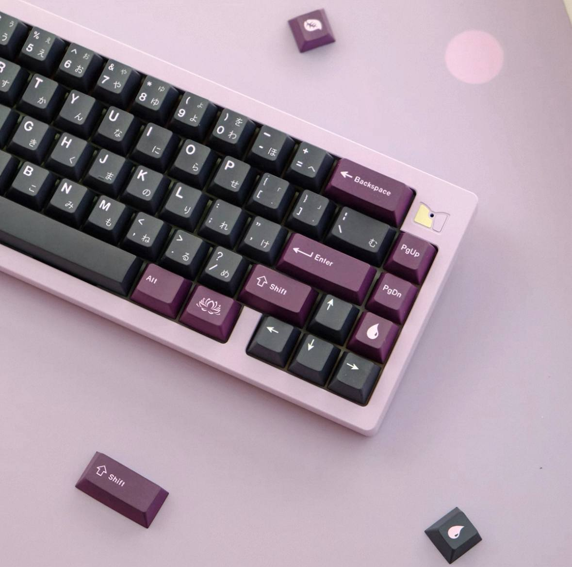Black Rose Keycap Set