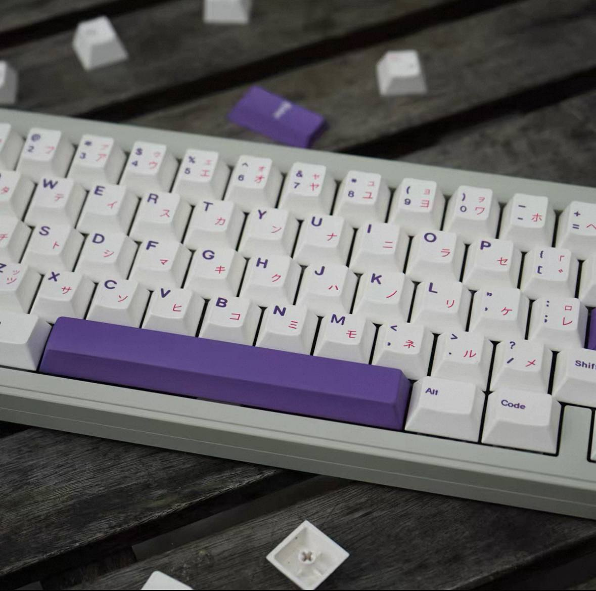 Purple Accent Keycap Set