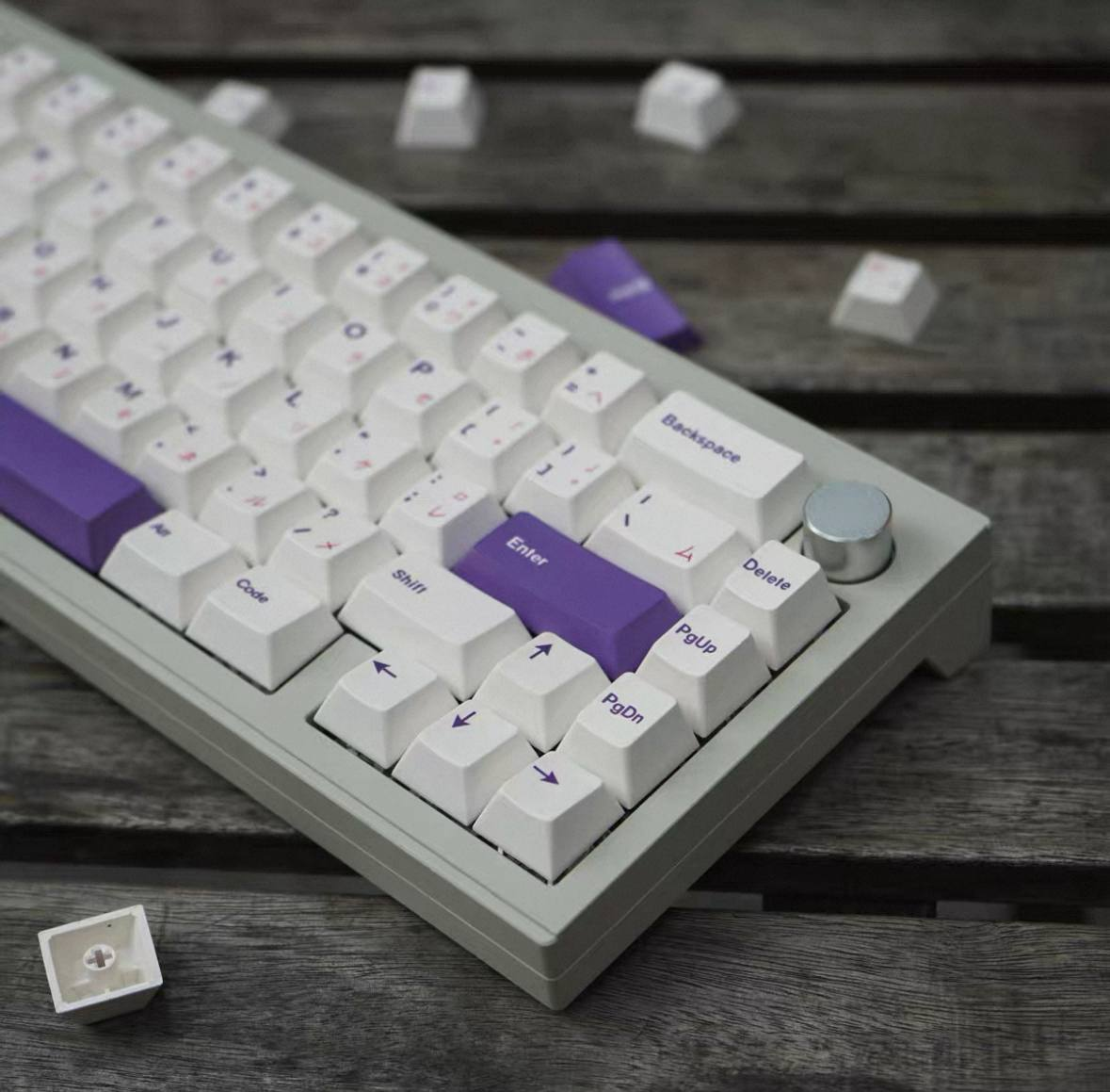 Purple Accent Keycap Set