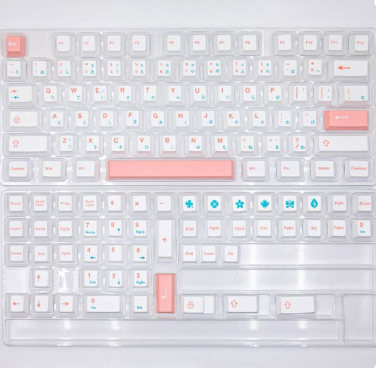 Blue/Pink Accent Keycap Sets