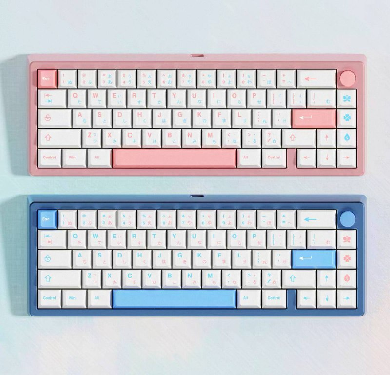 Blue/Pink Accent Keycap Sets