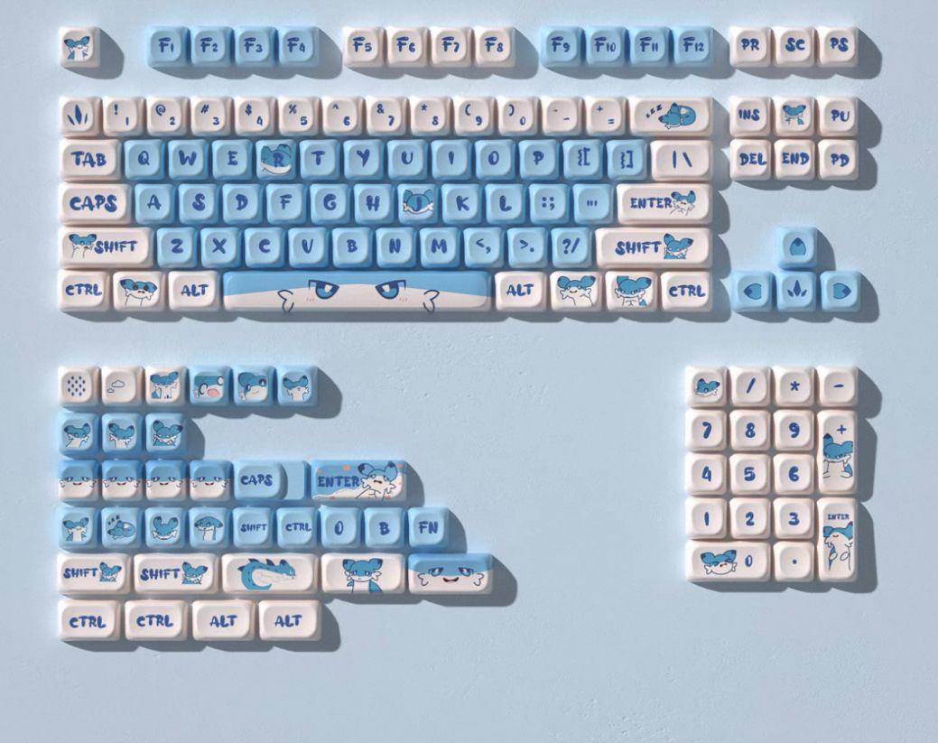Furret Keycap Set