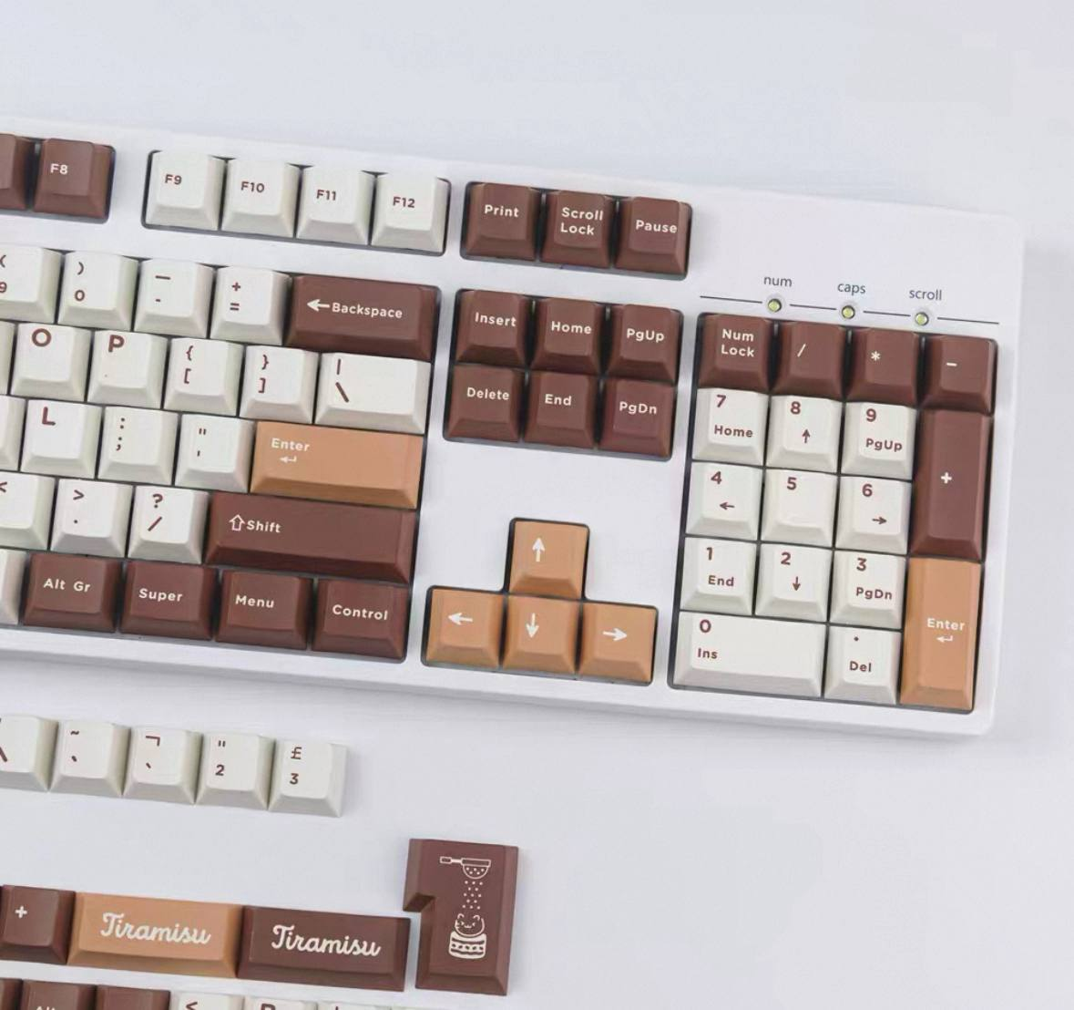 Tiramisu Cherry Keycap Set