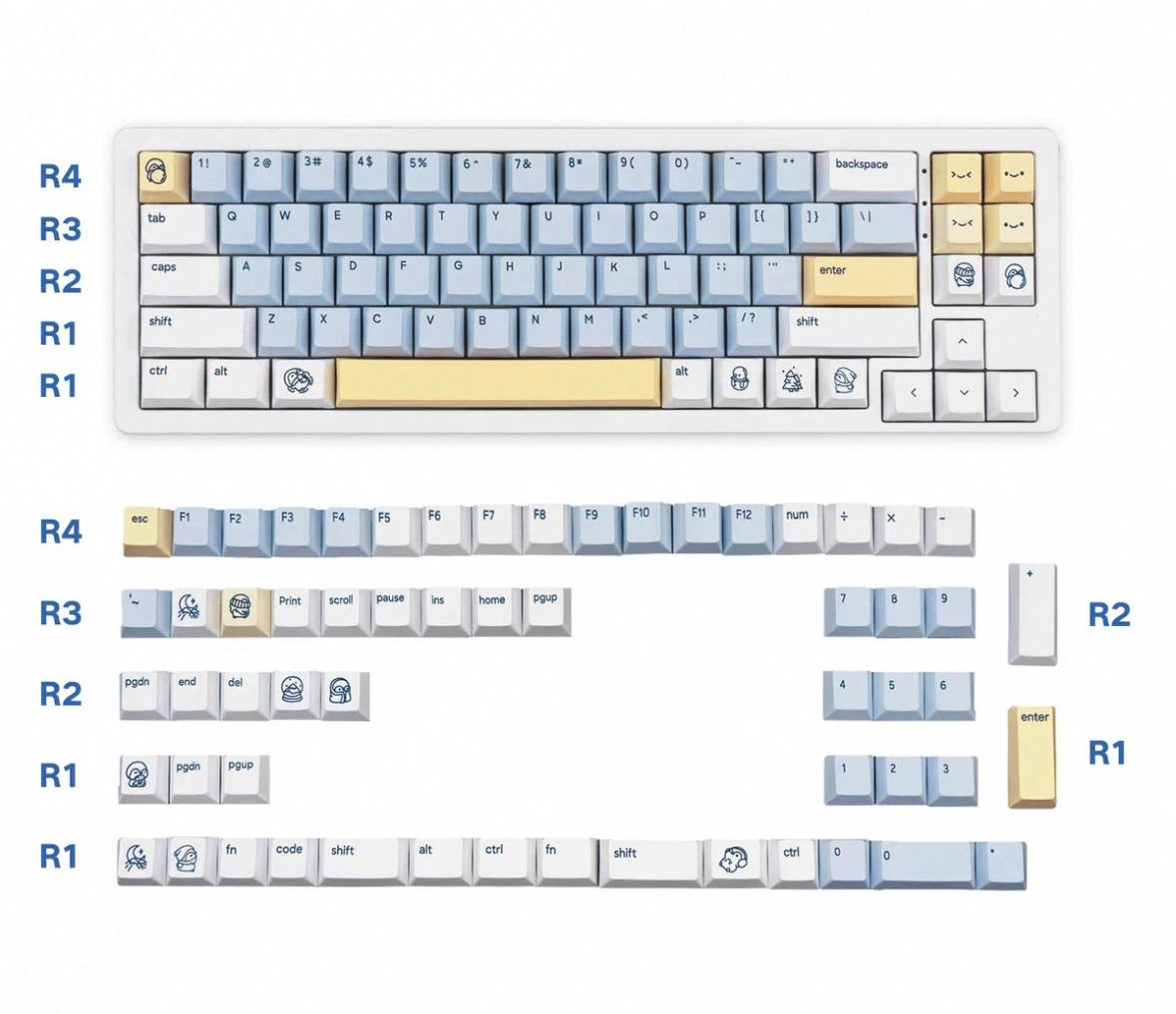 Winterglow Keycap Set