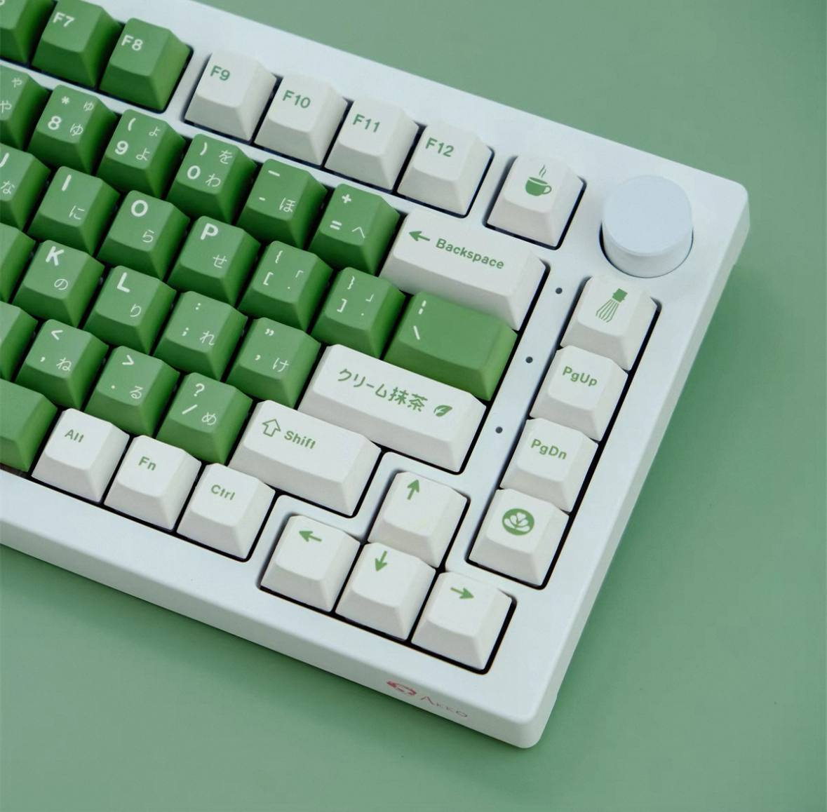 Cream Matcha Keycap Set