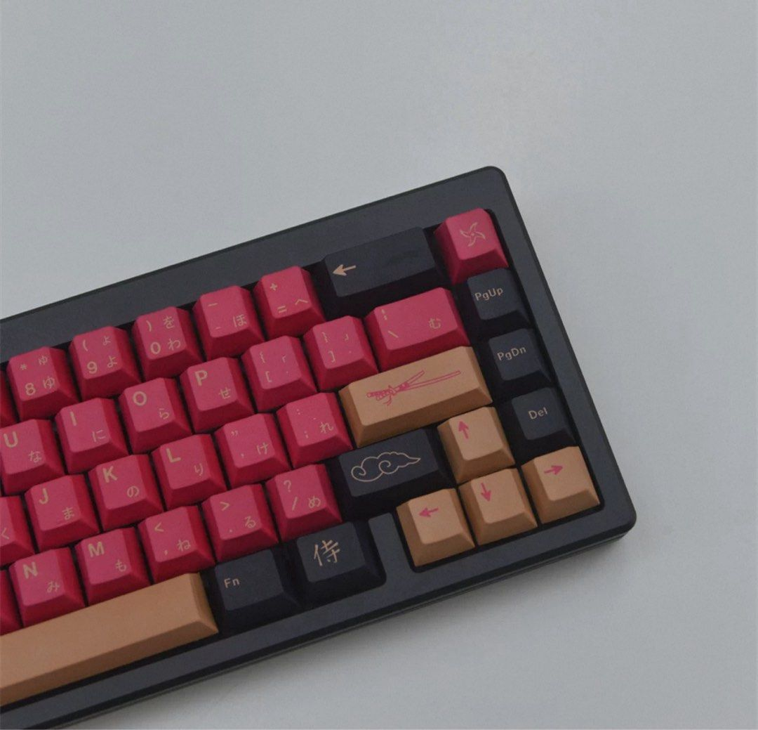Red Samurai Keycap Set