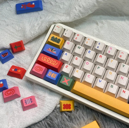 DK Motif Keycaps