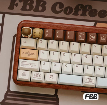 FBB Otter Coffee Keycaps