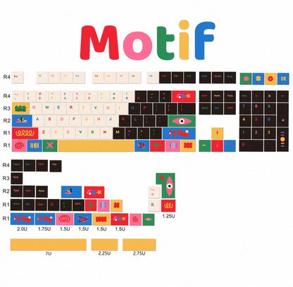 DK Motif Keycaps