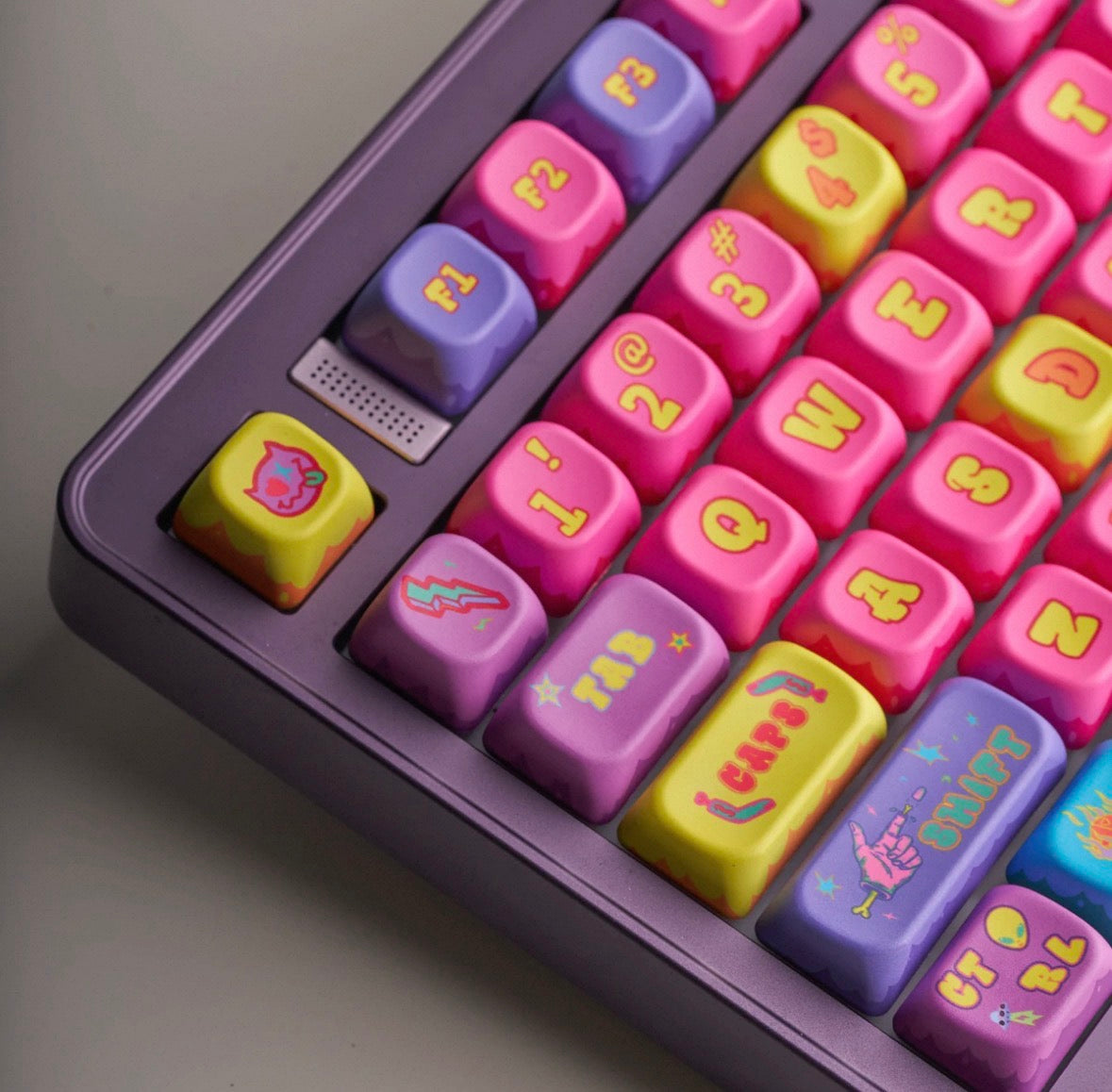 Quirky Graffiti Keycap Set