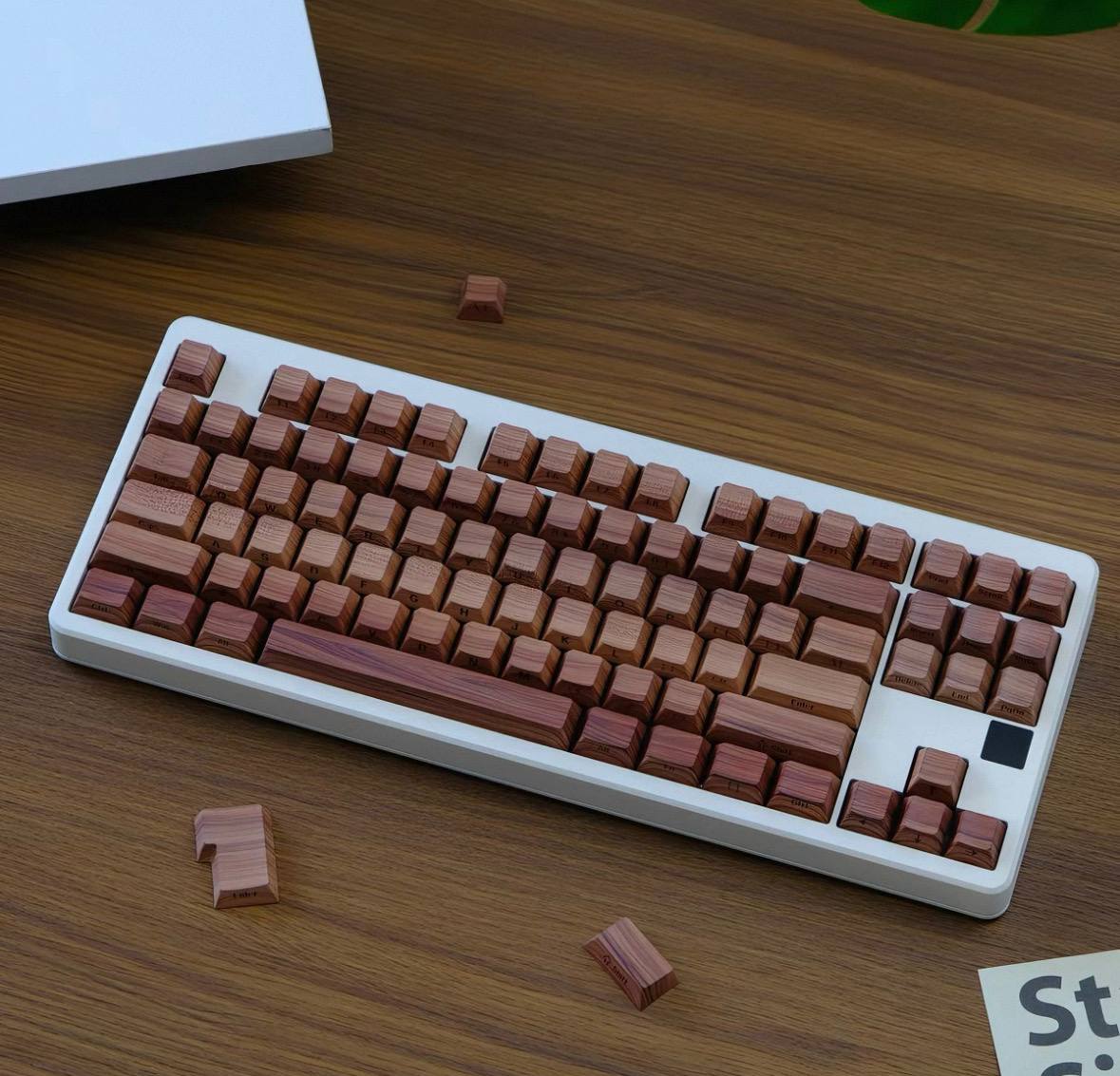Walnut Keycap Set