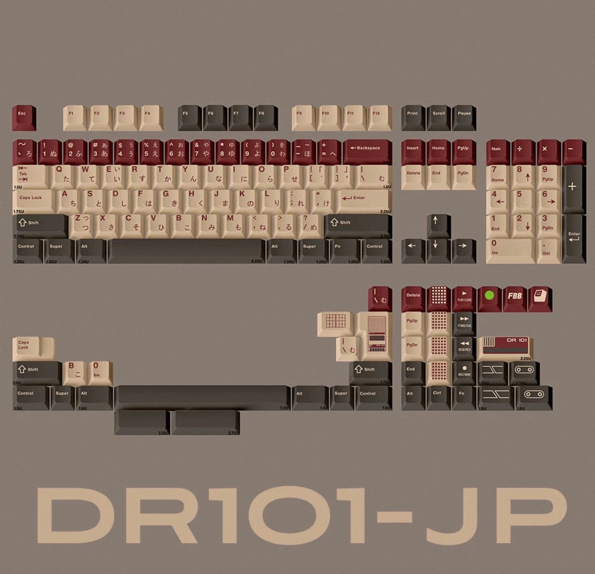 FBB DR101 Keycap