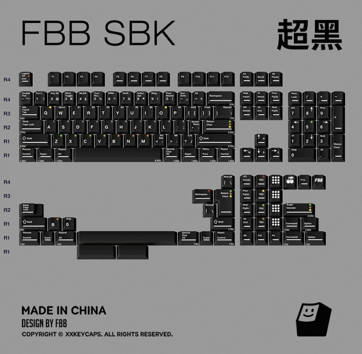 FBB SBK/SWK Keycap