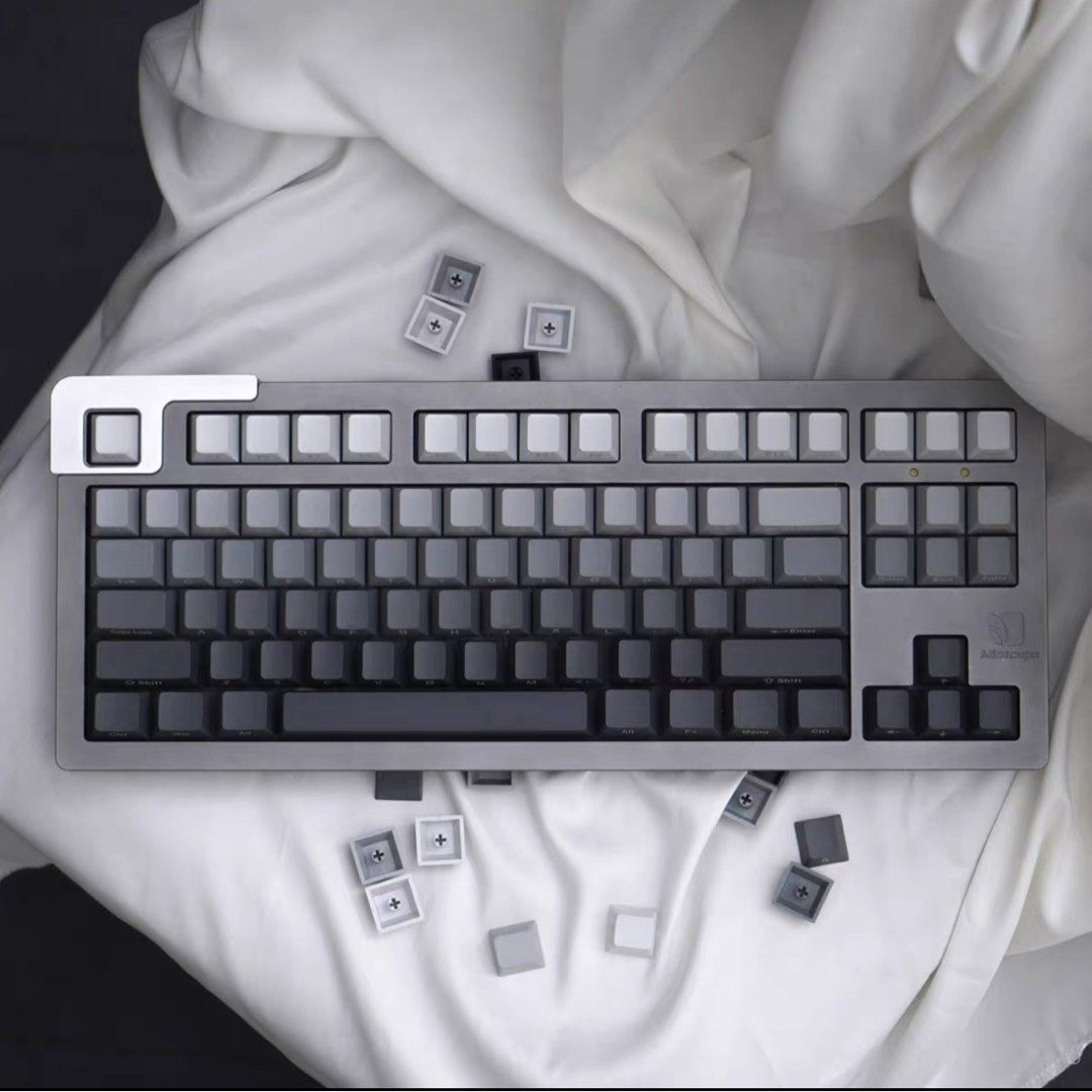 Grey Gradient Keycap Set