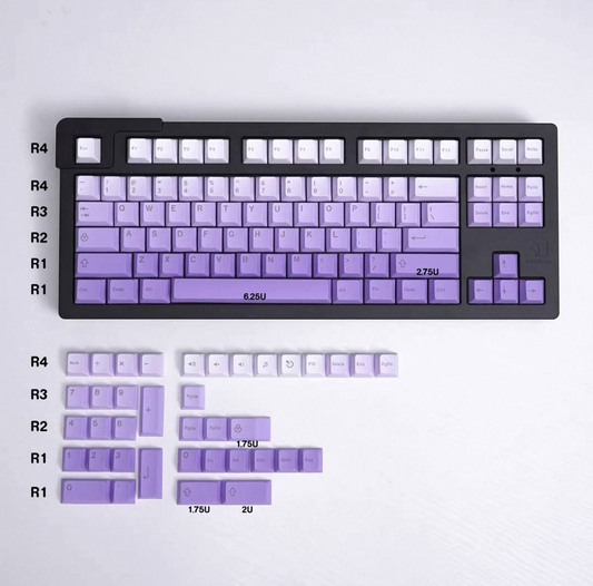 Purple Gradient Keycap Set