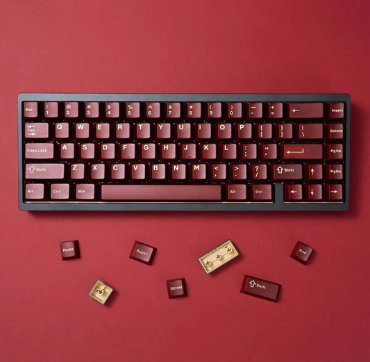 Red Pyga Keycap Set