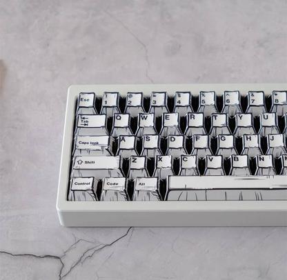 Comic Style Keycap Set
