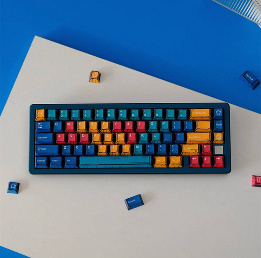 Crayon Style Keycap Set