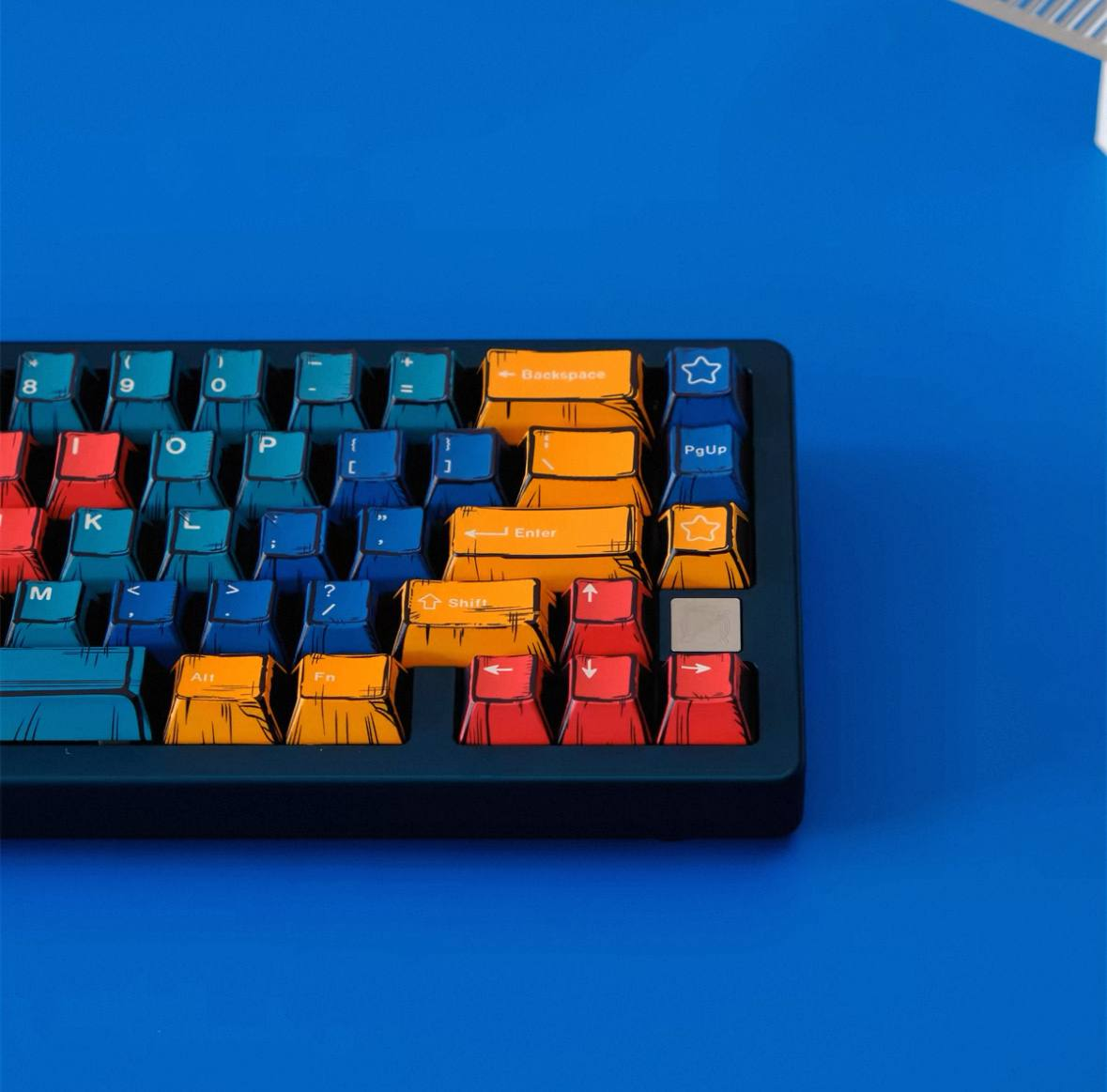 Crayon Style Keycap Set