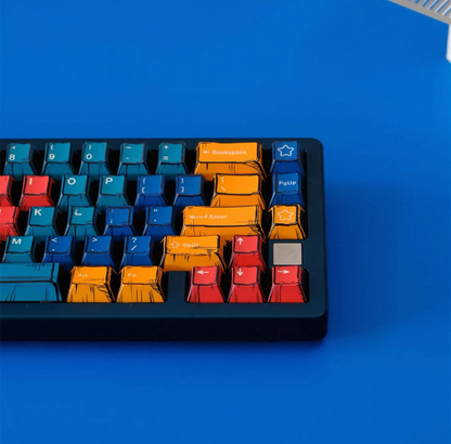 Crayon Style Keycap Set