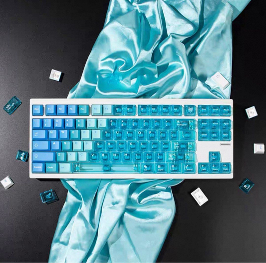 Blue Gradient Keycap Sets