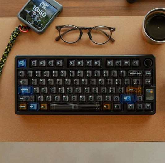 Transparent Black Keycap Set