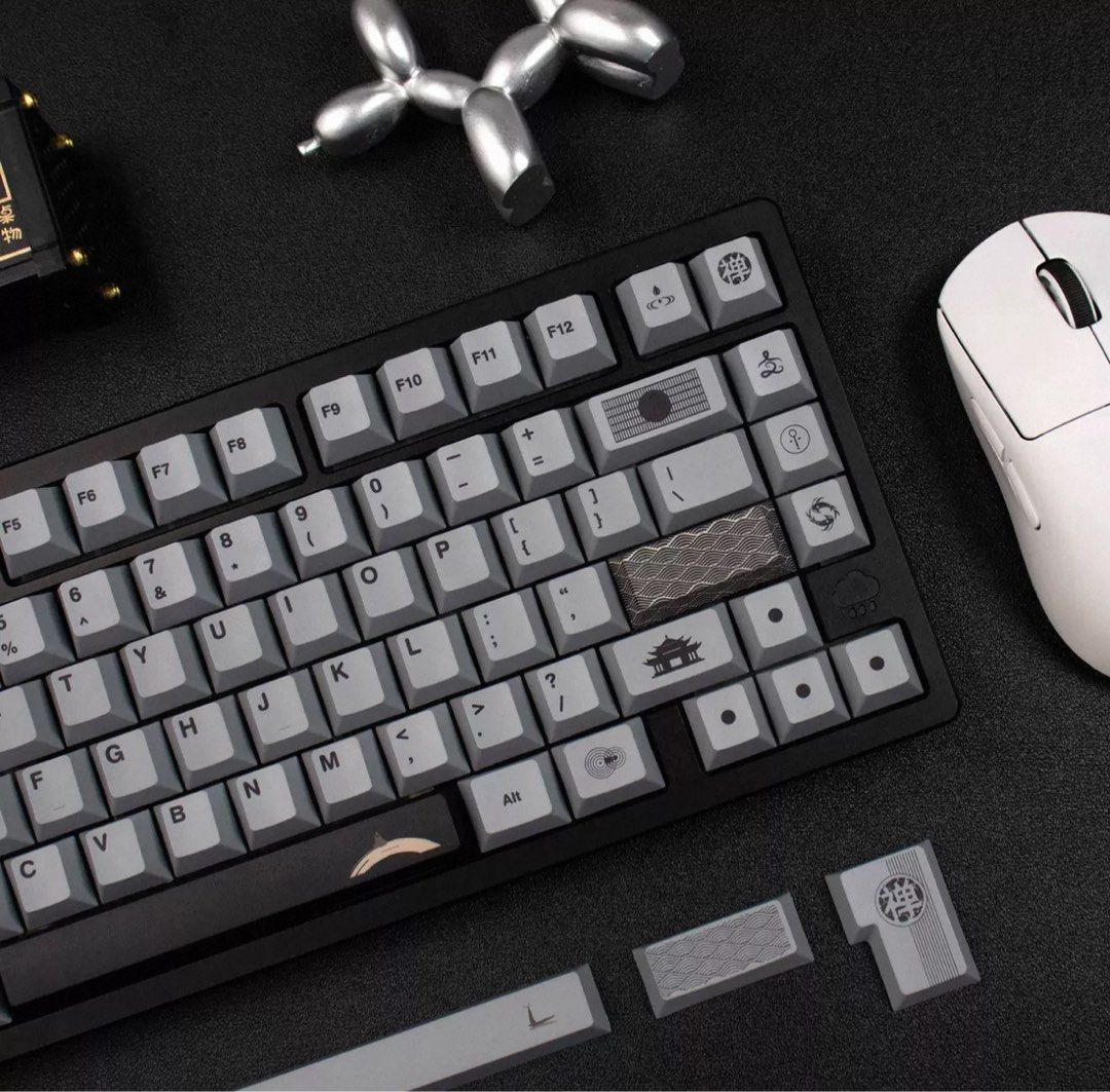 Grey Minimalist Keycap Set