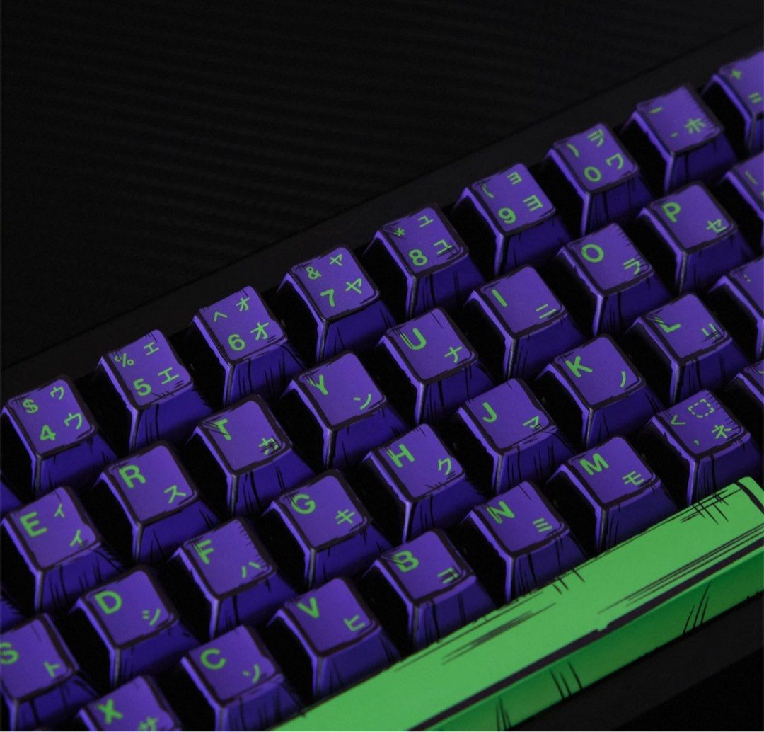 EVA 02 Keycap Set